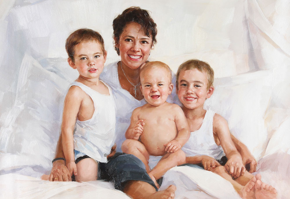 Family Portrait Gallery - Original Oil Portraits